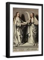 Saints Ottilia and Cecilia (Panel of the St Anne Altarpiec), Ca 1503-1506-null-Framed Giclee Print