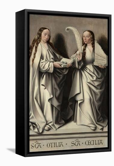 Saints Ottilia and Cecilia (Panel of the St Anne Altarpiec), Ca 1503-1506-null-Framed Stretched Canvas