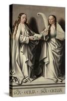 Saints Ottilia and Cecilia (Panel of the St Anne Altarpiec), Ca 1503-1506-null-Stretched Canvas