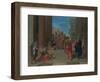 Saints Peter and John Healing the Lame Man, 1655-Nicolas Poussin-Framed Giclee Print