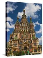 Saints Peter and Paul Cathedral, Peterhof, Saint Petersburg, Russia-Walter Bibikow-Stretched Canvas