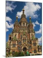 Saints Peter and Paul Cathedral, Peterhof, Saint Petersburg, Russia-Walter Bibikow-Mounted Premium Photographic Print