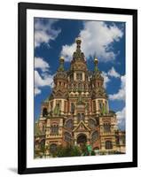 Saints Peter and Paul Cathedral, Peterhof, Saint Petersburg, Russia-Walter Bibikow-Framed Photographic Print