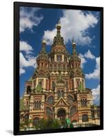 Saints Peter and Paul Cathedral, Peterhof, Saint Petersburg, Russia-Walter Bibikow-Framed Photographic Print