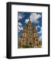 Saints Peter and Paul Cathedral, Peterhof, Saint Petersburg, Russia-Walter Bibikow-Framed Photographic Print