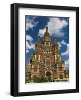 Saints Peter and Paul Cathedral, Peterhof, Saint Petersburg, Russia-Walter Bibikow-Framed Photographic Print