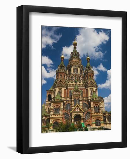 Saints Peter and Paul Cathedral, Peterhof, Saint Petersburg, Russia-Walter Bibikow-Framed Photographic Print