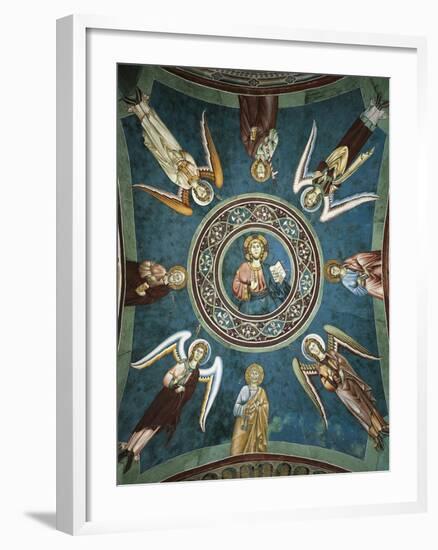 Saints Peter, John the Evangelist, Paul and Andrew Surrounded by Angels, 13th Century-null-Framed Giclee Print