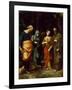 Saints Peter, Martha, Mary Magdalen, and Leonard, c.1515-7-Correggio-Framed Giclee Print