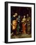 Saints Peter, Martha, Mary Magdalen, and Leonard, c.1515-7-Correggio-Framed Giclee Print