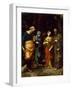 Saints Peter, Martha, Mary Magdalen, and Leonard, c.1515-7-Correggio-Framed Giclee Print