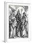 Saints Stephen, Sixtus and Lawrence, 1508-Albrecht Dürer-Framed Giclee Print