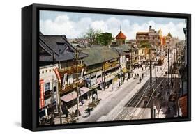 Sakaemachi Street, Nagoya, Japan, 20th Century-null-Framed Stretched Canvas