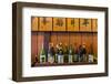 Sake Bottles in a Sake Brewery, Takayama, Gifu Prefecture, Japan-Stefano Politi Markovina-Framed Photographic Print