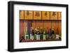 Sake Bottles in a Sake Brewery, Takayama, Gifu Prefecture, Japan-Stefano Politi Markovina-Framed Photographic Print