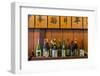 Sake Bottles in a Sake Brewery, Takayama, Gifu Prefecture, Japan-Stefano Politi Markovina-Framed Photographic Print