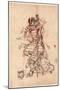 Sake O Nomu Samurai-null-Mounted Giclee Print