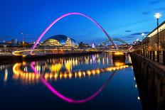 Millennium Bridge Newcastle-SAKhanPhotography-Mounted Photographic Print