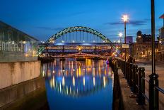 Millennium Bridge Newcastle-SAKhanPhotography-Framed Stretched Canvas