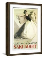 Sakharoff Dance Poster-null-Framed Art Print