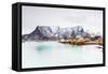 Sakrisoy, Moskenesoy, Lofoten Islands, Norway, Scandinavia, Europe-Christian Kober-Framed Stretched Canvas