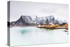 Sakrisoy, Moskenesoy, Lofoten Islands, Norway, Scandinavia, Europe-Christian Kober-Stretched Canvas