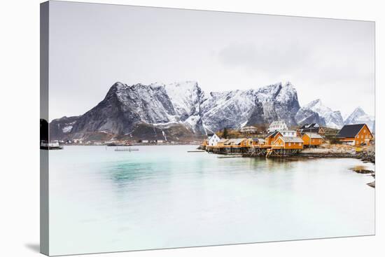 Sakrisoy, Moskenesoy, Lofoten Islands, Norway, Scandinavia, Europe-Christian Kober-Stretched Canvas