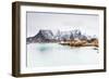 Sakrisoy, Moskenesoy, Lofoten Islands, Norway, Scandinavia, Europe-Christian Kober-Framed Photographic Print