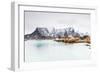 Sakrisoy, Moskenesoy, Lofoten Islands, Norway, Scandinavia, Europe-Christian Kober-Framed Photographic Print