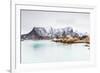 Sakrisoy, Moskenesoy, Lofoten Islands, Norway, Scandinavia, Europe-Christian Kober-Framed Photographic Print