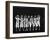 Saks Fifth Avenue Fashion Shot of Model Swinging Golf Club-Gjon Mili-Framed Photographic Print