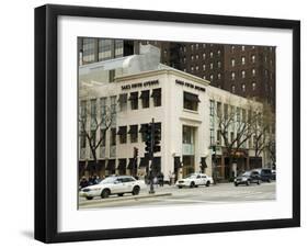 Saks Fifth Avenue on Michigan Street or the Magnificent Mile, Chicago, Illinois, USA-R H Productions-Framed Photographic Print