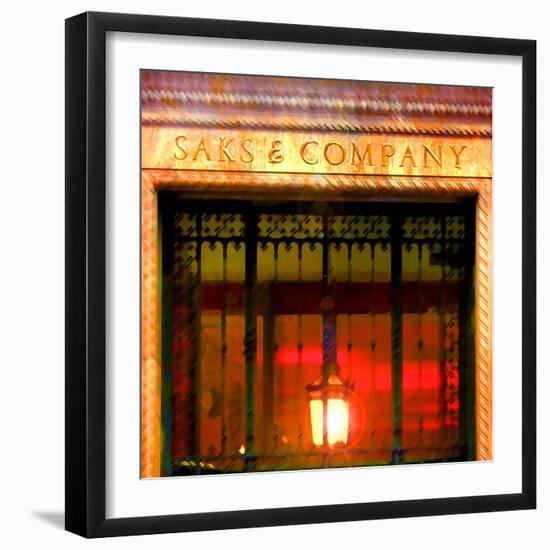 Saks Window, New York-Tosh-Framed Art Print