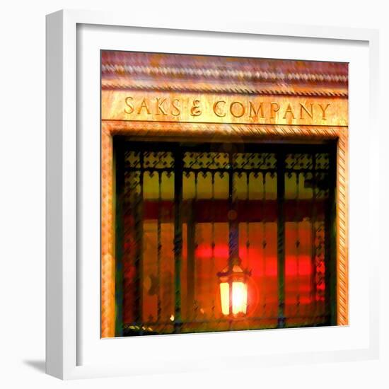 Saks Window, New York-Tosh-Framed Art Print