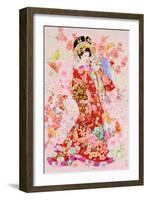 Sakura Momo-Haruyo Morita-Framed Art Print