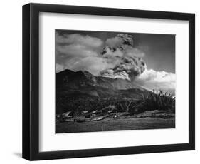 Sakurajima Erupts-null-Framed Photographic Print