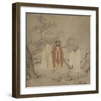 Sakyamuni, Laozi and Confucius, Between 1368 and 1644-null-Framed Giclee Print