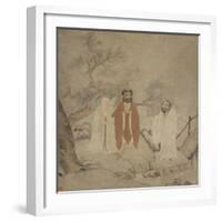 Sakyamuni, Laozi and Confucius, Between 1368 and 1644-null-Framed Giclee Print