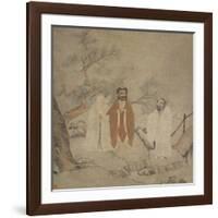 Sakyamuni, Laozi and Confucius, Between 1368 and 1644-null-Framed Giclee Print