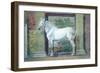 Sala Dei Cavalli, Detail Showing Portrait of a Grey Horse from the Stables of Ludovico Gonzaga III-Giulio Romano-Framed Giclee Print