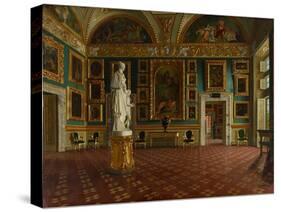 Sala Dell'Iliade in the Pitti Palace, Florence, C.1870-Francesco Maestosi-Stretched Canvas