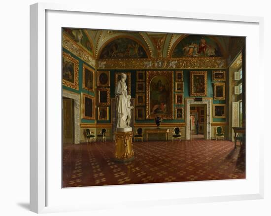 Sala Dell'Iliade in the Pitti Palace, Florence, C.1870-Francesco Maestosi-Framed Photographic Print