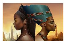 Past and Future Queens-Salaam Muhammad-Art Print