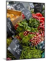 Salad and Vegatables on a Market Stall, France, Europe-Richardson Peter-Mounted Photographic Print