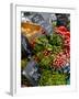 Salad and Vegatables on a Market Stall, France, Europe-Richardson Peter-Framed Photographic Print