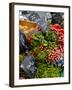 Salad and Vegatables on a Market Stall, France, Europe-Richardson Peter-Framed Photographic Print