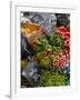 Salad and Vegatables on a Market Stall, France, Europe-Richardson Peter-Framed Photographic Print