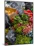 Salad and Vegatables on a Market Stall, France, Europe-Richardson Peter-Mounted Photographic Print