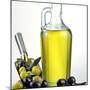 Salad Oil with Green and Black Olives-Prisma-Mounted Photographic Print