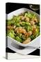 Salad with Shrimp, White Beans, Onions, Arugula, Cuisines-Nico Tondini-Stretched Canvas